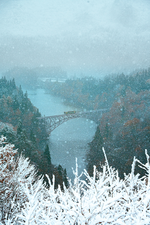 第一只見川橋梁,只見線攻略,只見線紅葉,只見線冬天,只見線交通