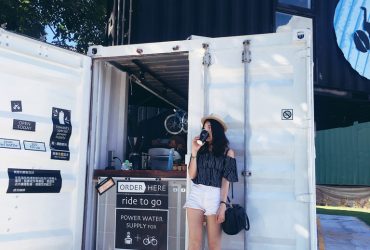 (已歇業)台中西屯區咖啡廳｜超紅貨櫃屋咖啡廳 「途兒咖啡Toward Cafe」：辣妹都愛來拍照的貨櫃屋 (單車環島休息站)