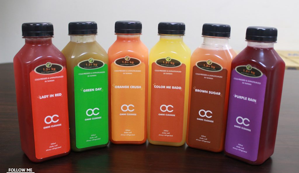 冷壓果汁心得分享▌「OC新鮮冷壓果汁」：風靡歐美的果汁輕斷食法，一天只喝果汁肚子真的不會餓