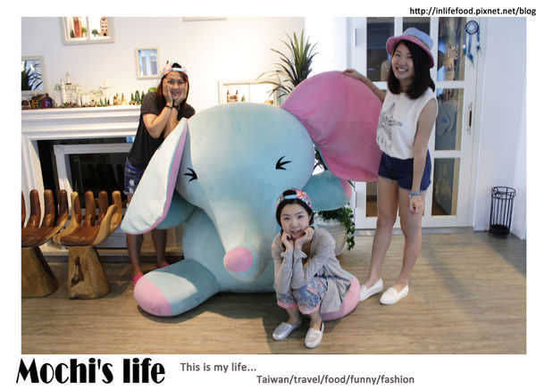 東區美食餐廳 ▌「u*ki smile coffee」：超可愛的藍色大象玩偶!適合聊天聚會的下午茶(捷運忠孝敦化站)